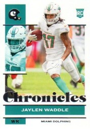 2021 Panini Chronicles #76 Jaylen Waddle RC - Dolphins
